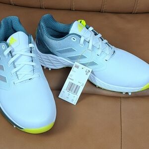Adidas ZG21 Lightstrike Golf Shoes Men's Size 7 Spiked Cleats White Neon FX6626